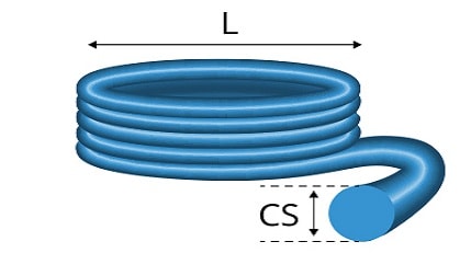 Transparent silicone cord S60T